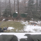 Time lapse snowing