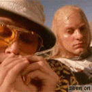Fear and Loathing in Las Vegas - Johnny Depp sniffing