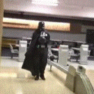 Darth Vader bowling trick
