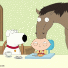 Family Guy - Peter's horse and Stewie