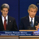 The candidates' debate dance