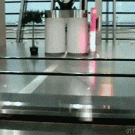 Cleaning moving walkway