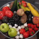 Time-lapse fruit and vegetables decomposing (74 days)