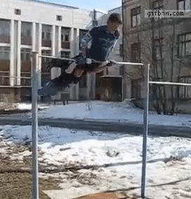 Horizontal Bar Double Fail | Best Funny Gifs Updated Daily