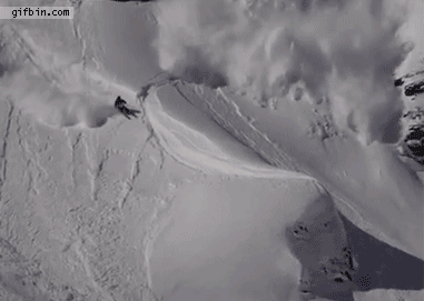 Skier Avalanche Backflip (Sverre Liliequist) | Best Funny Gifs Updated Daily