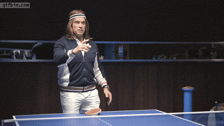 How Arnold Wins At Table Tennis | Best Funny Gifs Updated Daily