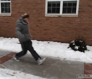 Slip On Ice Breakdance Moves | Best Funny Gifs Updated Daily