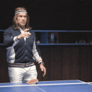How Arnold wins at table tennis