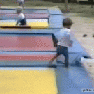 Kid has a trampoline accident
