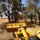 GoPro gets run over by loader