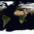 The 4 seasons seen from space