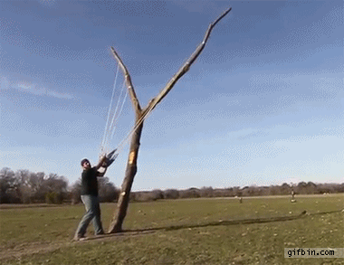 Dude Perfect Scoring A Hoop With The Worlds Largest Slingshot