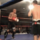 Fighter knocks himself out