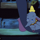 Dumbo swinging