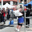 Worlds Strongest Man contestant drops boulder on himself