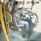 Chinese bus driver dodges big pole through windshield