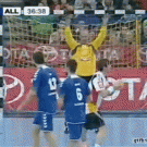 Tricky handball penalty shot