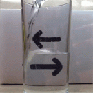 Water refraction optical illusion