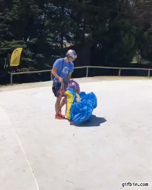 Paragliding launch