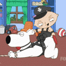 Family Guy - Kinky Stewie spanking Brian
