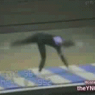 Gymnastics backflips fail