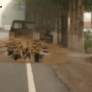 Chinese street sweeper