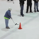59-year-old woman scores hockey hole-in-one