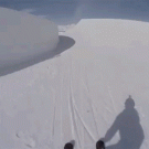 Huge ski jump