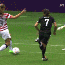 Women soccer foul
