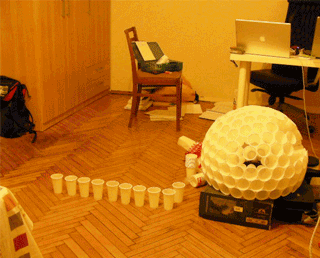 Making A Paper Cup Ball | Best Funny Gifs Updated Daily