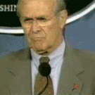 Donald Rumsfeld doing all kinds of tricks