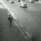 Almost hit by car
