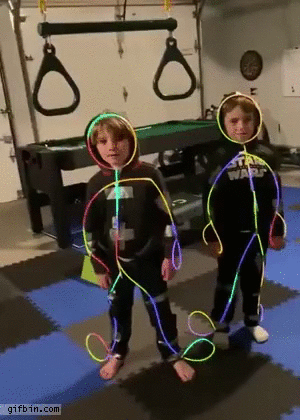 Kids Glow Stick Man Dance Fail | Best Funny Gifs Updated Daily