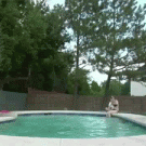 Pool jump nut shot