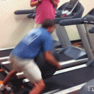 Exercise ball treadmill fail