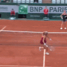 Agnieszka Radwanska tennis tweener win