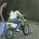Motorcycle riding fail