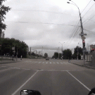 Motorcycle hit from the back