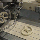 Automatic pretzel making machine
