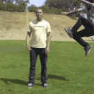 Bam Margera kicks Dave England in slow-motion