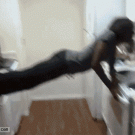 Kitchen acrobatics fail