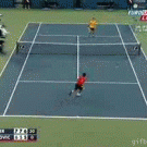 Federer amazing tennis shot