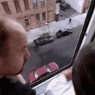 Louis CK's neighbor throws water container out the window