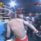 Boxing ring faceplant