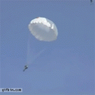 Paratroopers collide in mid-air