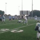 High school football flip