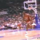 Michael Jordan amazing flying dunk