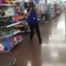Woman tries to scare kid with mask